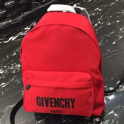 Givenchy 2019 Canvas & Leather Back Pack,41cm - 지방시 2019 캔버스 & 레더 남여공용 백팩 GVB0289,41cm,레드