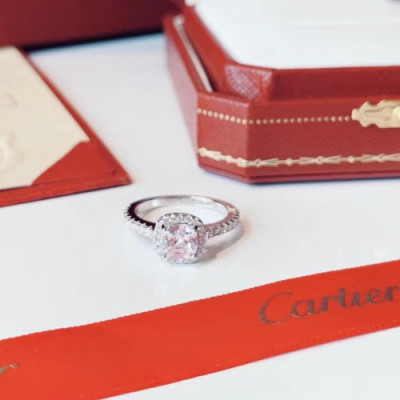 CARTIER  Ring -까르띠에 여성용 18K 도금 골드 반지 CAR0031.컬러(화이트 골드)