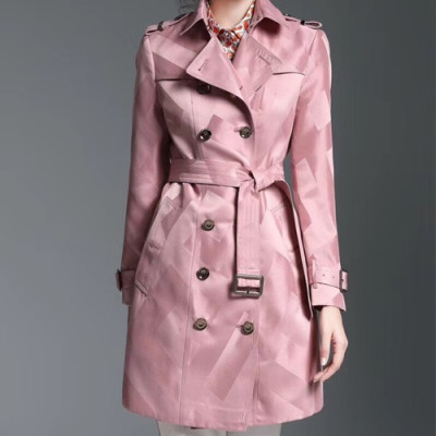 Burberry 2019 Womens Classic Heritage Trench Coat - 버버리 2019 여성 클래식 빈티지 트렌치 코트 BURCT0127.Size(s - 2xl),핑크