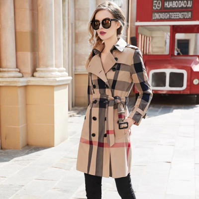 Burberry 2019 Womens Classic Heritage Trench Coat - 버버리 2019 여성 클래식 빈티지 트렌치 코트 BURCT0131.Size(s - 2xl),베이지