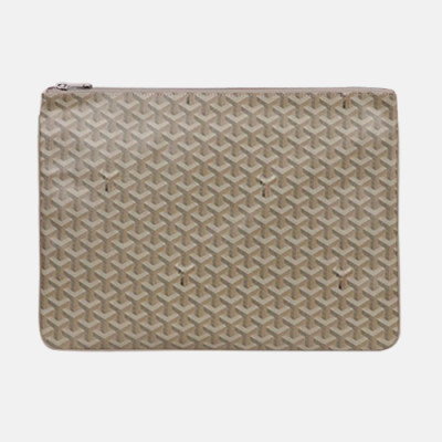 Goyard 2019 PVC Clutch Bag,40CM - 고야드 2019 PVC 남여공용 클러치백,GYB0129,40CM,베이지