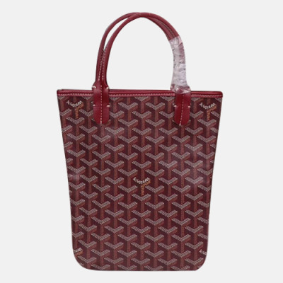 Goyard 2019 PVC Mini Tote Shopper Bag,23.5cm - 고야드 2019 PVC 미니 토트 쇼퍼백,GYB0141,23.5cm,와인