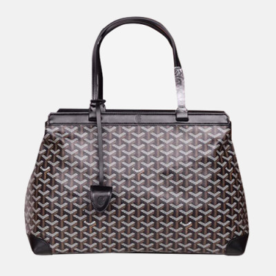 Goyard 2019 PVC Bellechasse Tote Bag,40cm - 고야드 2019 PVC 벨샤스 토트백,GYB0171,40cm,블랙