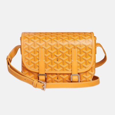 Goyard 2019 PVC Shoulder Bag,23cm - 고야드 2019 PVC 여성용 숄더백,GYB0186,23cm,옐로우