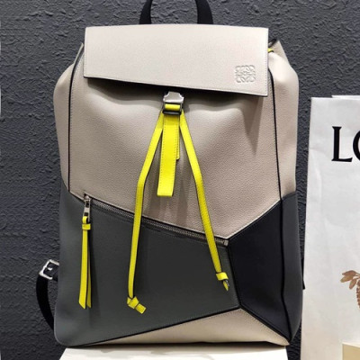 Loewe 2019 Puzzle Back Pack, 33CM - 로에베 2019 퍼즐 남여공용 백팩 ,LOEB0338, 33CM, 베이지그레이