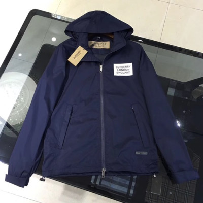 Burberry 2019 Mens Casual Windproof Hood Jacket - 버버리 남성 캐쥬얼 방풍 후드자켓 BURJK0189.Size(m - 2xl),네이비