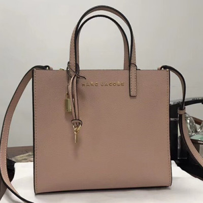 Mark Jacobs 2019 Leather Women Tote Shoulder Bag,23cm - 마크제이콥스 2019 레더 여성용 토트 숄더백,MJB0134 ,23cm,연핑크