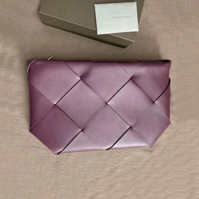 Bottega Veneta 2019 Leather Clutch Bag,35cm - 보테가 베네타 2019 레더 남여공용 클러치백,577771, BVB0354,35cm,퍼플