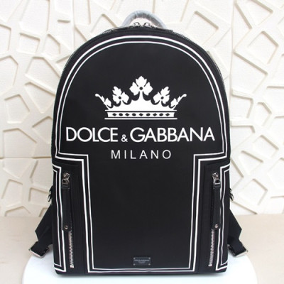 Dolce&Gabbana 2019 Nylon Back Pack ,42CM - 돌체 앤 가바나 2019 나일론 남성용 백팩, DGB0139,42cm,블랙