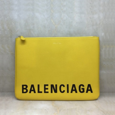 Balenciaga 2019 Villle Clutch Bag,34CM - 발렌시아가 2019 빌 남여공용 클러치백, BGB0452, 34cm,옐로우