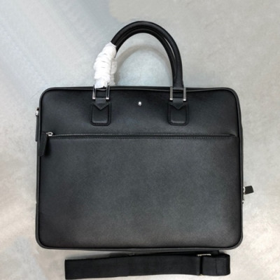 Mont Blanc 2019 Mens Business Bag,38CM - 몽블랑 2019 남성용 서류가방 MBB0001 ,38CM,블랙