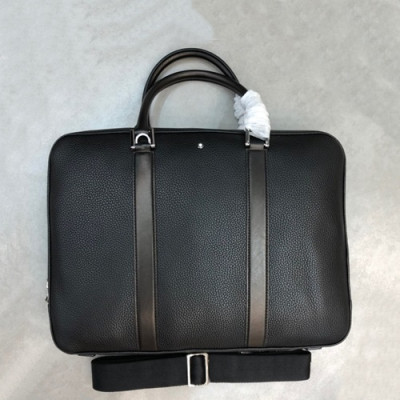 Mont Blanc 2019 Mens Business Bag,38CM - 몽블랑 2019 남성용 서류가방 MBB0002 ,38CM,블랙