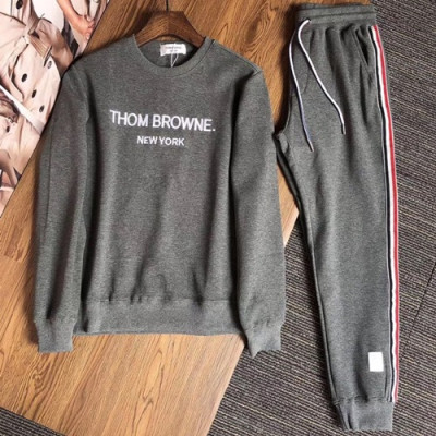 Thom browne 2019 Mens Casual Logo Training Set -톰브라운 남성 캐쥬얼 로고 트레이닝 세트  THOTP0078.Size(m-2xl).그레이