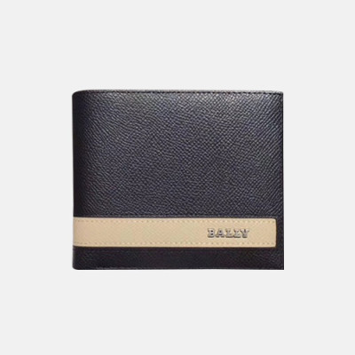 Bally 2019 Mens Leather Wallet - 발리 남성용 레더 반지갑 BALB0047.블랙