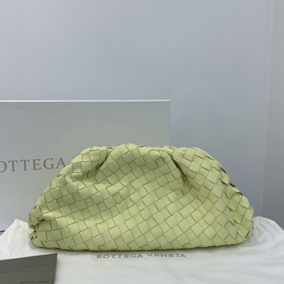 Bottega Veneta 2019 The Pouch Bag,38cm - 보테가 베네타 2019 더 파우치 백, 576227A,BVB0371, 38cm,라이트옐로우