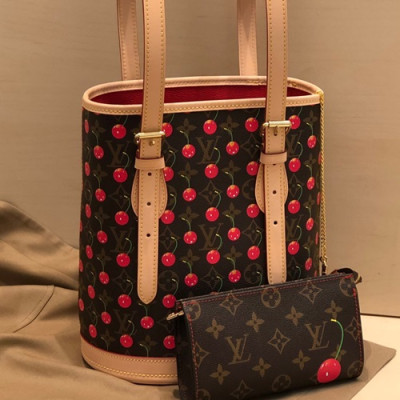 Louis Vuitton 2019 Monogram Bucket Tote  Bag,26cm - 루이비통 2019 모노그램 버킷 토트백 M42238,LOUB1674 ,26cm,브라운