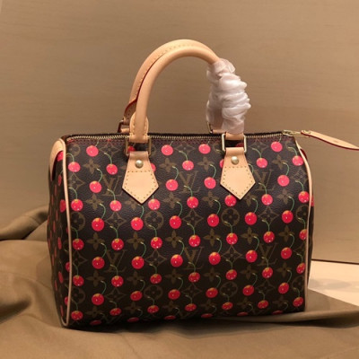 Louis Vuitton 2019 Monogram Speedy Tote Shoulder Bag,25cm - 루이비통 2019 모노그램 스피디 토트 숄더백 M41107,LOUB1680 ,25cm,브라운