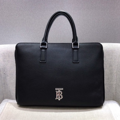 Burberry 2019 TB Leather Mens Business Bag ,38CM - 버버리 2019 TB 레더 남성용 서류가방,BURB0391,38cm,블랙