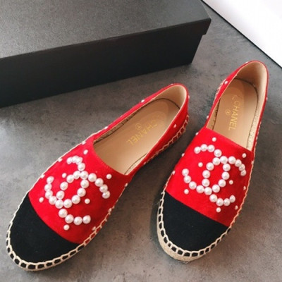 Chanel 2019 Ladies Plat Shoes - 샤넬 2019 여성용 플랫폼 슈즈 CHAS0060.Size(225 - 245).레드