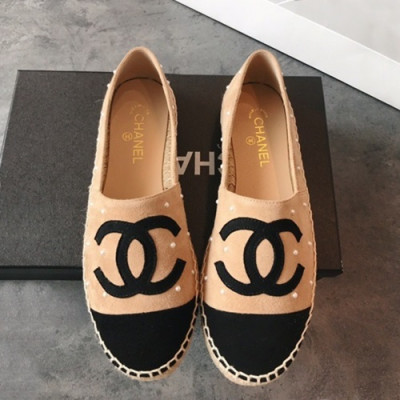 Chanel 2019 Ladies Plat Shoes - 샤넬 2019 여성용 플랫폼 슈즈 CHAS0064.Size(225 - 245).베이지핑크