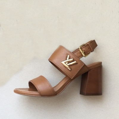 Louis Vuitton 2019 Ladies Leather Sandal - 루이비통 2019 여성용 레더 샌들 LOUS0006.Size(225 - 245).브라운