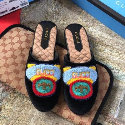 Gucci 2019 Ladies Slipper - 구찌 2019 여성용 슬리퍼 GUCS0061.Size(225 -  250).블랙