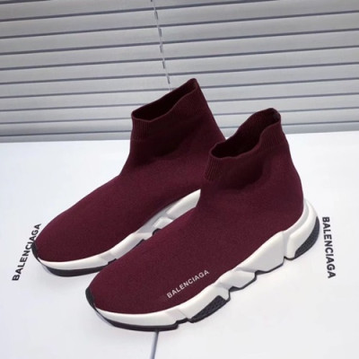 Balenciaga 2019 Ladies Speed Runner - 발렌시아가 2019 여성용 스피드러너 BALS0002,Size(225 - 245),와인