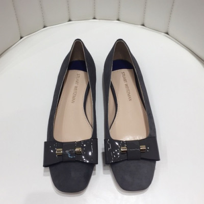 Stuart Weitzman 2019 Ladies Suede Flat Shoes - 슈트어트 와이츠먼 2019 여성용 스웨이드 플랫슈즈 STUS0002.Size(225 - 245).그레이