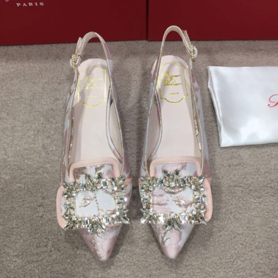 Roger Vivier 2019 Ladies Slingback - 로저비비에 2019 여성용 슬링백 RVS0043.Size(225 - 245).아이보리