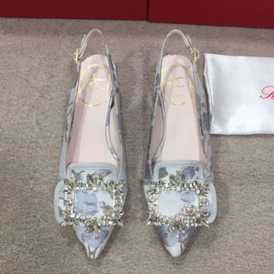 Roger Vivier 2019 Ladies Slingback - 로저비비에 2019 여성용 슬링백 RVS0044.Size(225 - 245).스카이블루