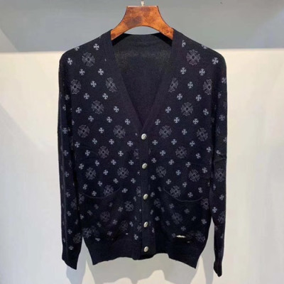 Chrome Hearts 2019 Mens Wool Gardigen - 크롬하츠 2019 남성 울 가디건 CHRCA0015.Size(M - 2XL),블랙/그레이