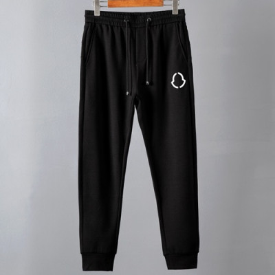 Mocler 2019 Mens Casual Logo Training Pants  -몽클레어 남성 캐쥬얼 로고 트레이닝 팬츠 MONTP0191.Size(M-3XL).컬러(블랙)