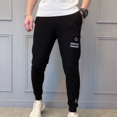 Mocler 2019 Mens Casual Logo Training Pants  -몽클레어 남성 캐쥬얼 로고 트레이닝 팬츠 MONTP0192.Size(M-2XL).컬러(블랙)