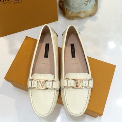 Louis Vuitton 2019 Ladies Leather Loafer  - 루이비통 2019 여성용 레더 로퍼 LOUS0058 , Size (225 - 255),아이보리