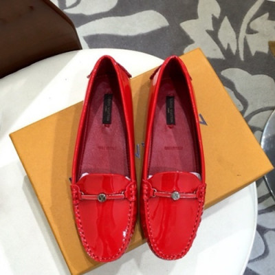 Louis Vuitton 2019 Ladies Leather Loafer  - 루이비통 2019 여성용 레더 로퍼 LOUS0062 , Size (225 - 255),레드