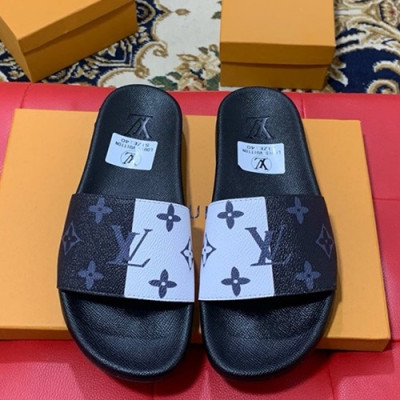 Louis Vuitton 2019 Mm/Wm Slipper - 루이비통 2019 남여공용 슬리퍼 LOUS0068.Size(225 - 280).블랙+화이트