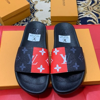 Louis Vuitton 2019 Mm/Wm Slipper - 루이비통 2019 남여공용 슬리퍼 LOUS0069.Size(225 - 280).블랙+레드