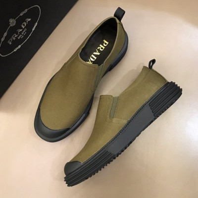 Prada 2019 Mens Modern Canvas Slip-on - 프라다 2019 남성용 모던 캔버스 슬립온 PRAS0045.Size(240 - 270).카키