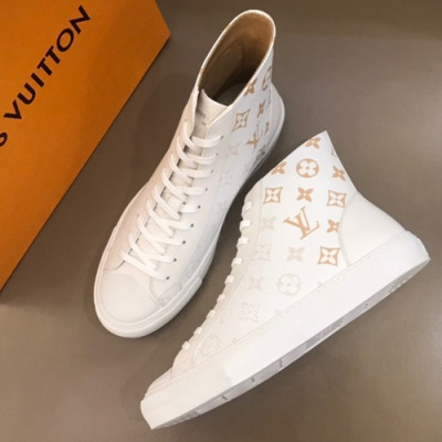 Louis vuitton 2019 Mens Leather Sneakers  - 루이비통 2019 남성용 레더 스니커즈 LOUS0114,Size(240 - 270).화이트