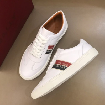 Bally 2019 Mens Leather Sneakers - 발리 2019 남성용 레더 스니커즈,BALS0028,Size(240 - 270).화이트