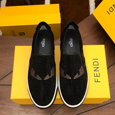 Fendi 2019 Mens Slip-on - 펜디 2019 남성용 슬립온 FENS0038.Size,(245 - 270),블랙