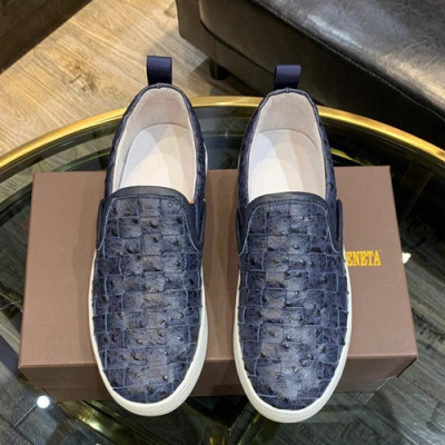 Bottega Veneta 2019 Mens Leather Slip On - 보테가베네타 2019 남성용 레더 슬립온 BVS0004.Size(240 - 270).블루