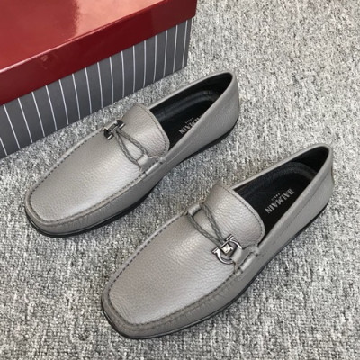 Balmain 2019 Mens Leather Loafer - 발망 2019 남성용 레더 로퍼 BALMS0002 ,Size(240 - 270),그레이