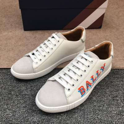 Bally 2019 Mens Leather Sneakers - 발리 2019 남성용 레더 스니커즈,BALS0038,Size(245 - 265).화이트