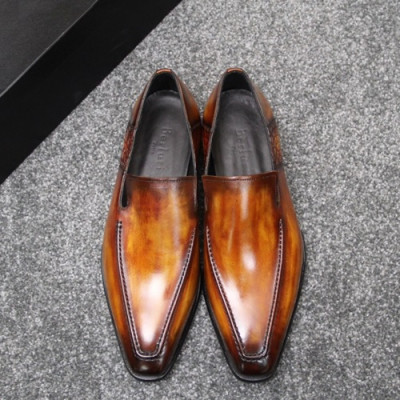 Berluti 2019 Mens Leather Oxford Shoes -  벨루티 2019 남성용 레더 옥스퍼드 슈즈 BERTS0005.Size(245 - 270).브라운