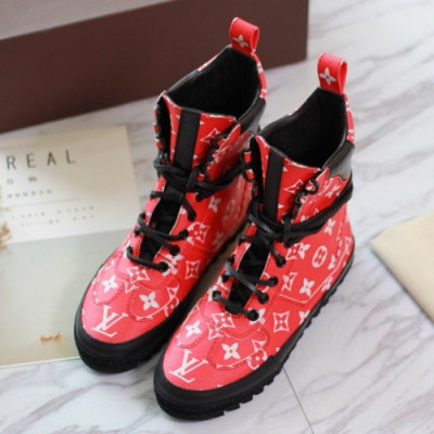 [매장판]Louis vuitton 2019 Ladies Boots Sneakers - 루이비통 2019 여성용 부츠 스니커즈,LOUS0164,Size(225 - 255).레드