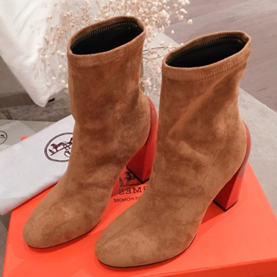 Hermes  2019 Ladies High Heel Ankle Boots - 에르메스 2019 여성용 하이힐 앵글 부츠 HERS0134,Size(225-250),브라운