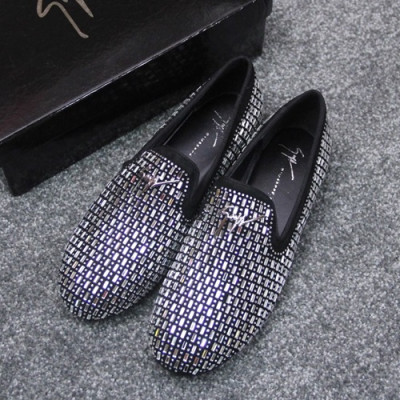 Giuseppe Zanoti 2019 Mm / Wm Velvet Slip On - 쥬세페자노티 2019 남여공용 벨벳 슬립온 GZS0021.Size,(220 - 270),블랙+실버