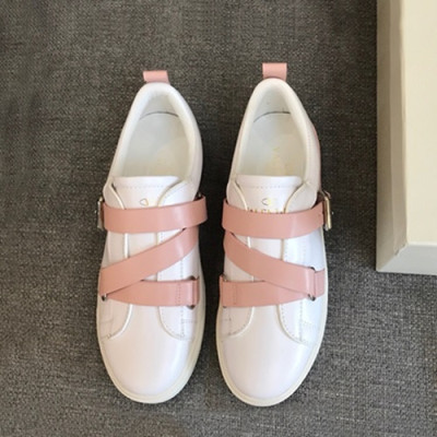 Valentino 2019 Mm / Wm Leather Sneakers - 발렌티노 2019 남여공용 레더 스니커즈 VTS0084.Size(225 - 270),화이트