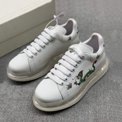 Alexander McQueen 2019 Mm/Wm Oversol Sneakers - 알렉산더맥퀸 2019 남여공용 오버솔 스니커즈 AMQS0054.Size(225 - 270).화이트